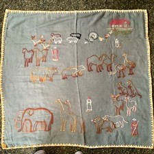 Antique hand embroidered for sale  CONGLETON