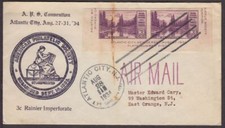 1934 Parques Nacionais Mt Rainier Sc 750a-7 folha de lembrança prestígio impressão aerodinâmica comprar usado  Enviando para Brazil