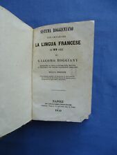 Boggiany sistema boggianyano usato  Napoli