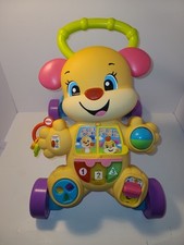 Usado, Fisher-Price Laugh & Learn Puppy Pink Ear Smart Stages Baby Toddler Walker (FL) comprar usado  Enviando para Brazil