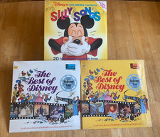 VTG *Set of 3 Vinyl Record The Best of Disney Vol 1 Vol 2 Silly Songs LPs SEALED comprar usado  Enviando para Brazil