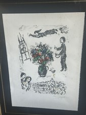 Signed marc chagall for sale  Elm Mott