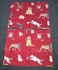 Usado, Conjunto de 2 travesseiros de cama padrão com estampa de parque de cachorro vermelho arado e lareira comprar usado  Enviando para Brazil