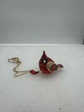 Bejeweled enamel cardinal for sale  Colchester