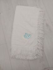 Vintage white blanket for sale  BODMIN