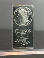 Vintage ~ Mini Bar Carson City ~ Prata Esterlina ~ 10,1 Gramas comprar usado  Enviando para Brazil