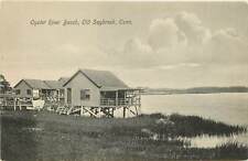 Cartão postal de Connecticut, CT, Old Saybrook, Oyster River Beach 1910 comprar usado  Enviando para Brazil