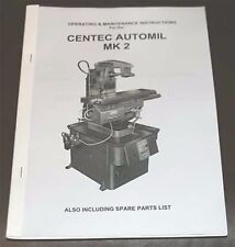 Centec automil operating for sale  MANSFIELD