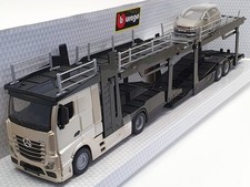 Transportador multicar Burago escala 1/43 31456 - Mercedes Benz Actros, usado comprar usado  Enviando para Brazil