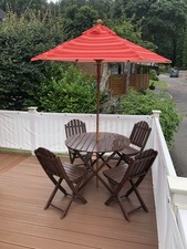 Foldable garden dining for sale  WATCHET