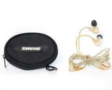 Auriculares internos con aislamiento de sonido Shure SE215-CL con cable desmontable + estuche excelente segunda mano  Embacar hacia Argentina