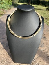 Gargantilha de colar redonda corrente espiral moderna tom dourado comprar usado Gargantilha de colar redonda corrente espiral moderna tom dourado comprar usado  Enviando para Brazil