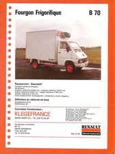 Renault fourgon frigorifique d'occasion  Les Bordes