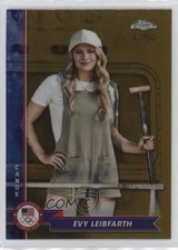 2024 Topps Chrome equipe olímpica e paralímpica dos EUA e Hopefuls /50 Evy Leibfarth comprar usado  Enviando para Brazil