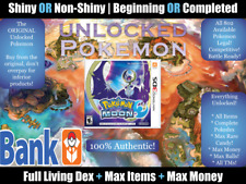 Pokemon Moon desbloqueado, todos os 802 Pokemon, eventos, formulários Alolan, itens máximos, dinheiro comprar usado  Enviando para Brazil