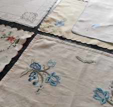 Vintage embroidered lace for sale  CHESTERFIELD