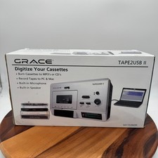 Grace Tape2USB II conversor de cassete de áudio fita digital GDI-T2USB200 caixa aberta comprar usado  Enviando para Brazil