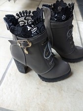Stiefelette boots grau gebraucht kaufen  Cloppenburg