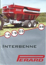 Folheto de equipamentos agrícolas - Perard - 19 25 38 - Interbenne - Carrinho de grãos (F6589) comprar usado  Enviando para Brazil