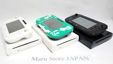Console Nintendo Wii U 8GB 32GB preto branco game pad NTSC-J somente jogar jogo JP comprar usado  Enviando para Brazil