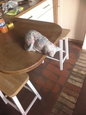1980s floral shelf for sale  HUNTINGDON