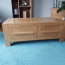 Solid oak coffee for sale  BILLERICAY
