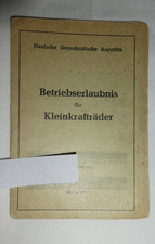 Riginal ddr betriebserlaubnis gebraucht kaufen  Cunewalde