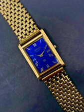 Usado, RARO RELÓGIO DE PULSO MASCULINO OURO AZUL Vintage Seiko Slim Quartzo - FRETE GRÁTIS comprar usado  Enviando para Brazil