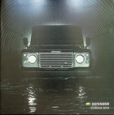 Usado, 289600) Land Rover Defender - tech. Daten & Ausstattungen - Prospekt 04/2003 comprar usado  Enviando para Brazil