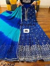 Blue bandhari bandhej for sale  EDGWARE