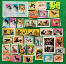 Francobolli cani gatti usato  Monte Urano