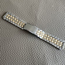 Pulseira Vintage Masculina JB Champion EUA Dois Tons 14KGF E Aço Inoxidável 18MM Extremidades comprar usado Pulseira Vintage Masculina JB Champion EUA Dois Tons 14KGF E Aço Inoxidável 18MM Extremidades comprar usado  Enviando para Brazil