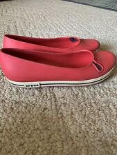 Crocs Crocband Czerwona Biała Croslite Baleriny Baleriny Damskie Rozmiar 11 na sprzedaż  Wysyłka do Poland