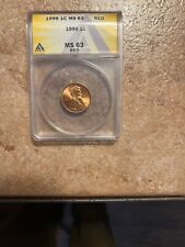 1999 lincoln cent for sale  Warren