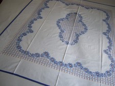 Weiße leinen tischdecke gebraucht kaufen  Netphen