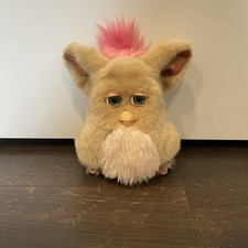 Funcionando 2005 Hasbro Tiger Electronics Furby areia marrom rosa barriga EmotoTronic, usado comprar usado  Enviando para Brazil