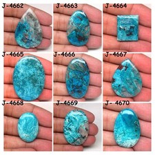 Cabochão Shattuckite natural solto pedra preciosa semipreciosa para fazer joias comprar usado  Enviando para Brazil
