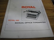 Royal 440 manual for sale  Statesville