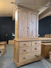 Antique pine linen for sale  SCARBOROUGH