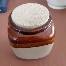 Stoneware square jar for sale  ST. ALBANS
