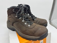 Usado, Botas de caminhada Timberland Flume Mid LC masculina couro marrom escuro impermeável - 10 comprar usado  Enviando para Brazil