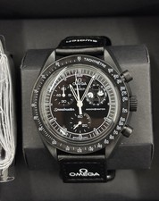 Omega swatch black usato  Napoli