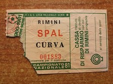 Calcio biglietto rimini usato  San Giuliano Terme