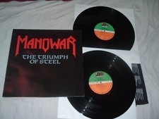 MANOWAR The Triumph Of Steel '92 ORIGINAL GERMAN IMPORT 1st press 2LP comprar usado  Enviando para Brazil