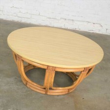 Vintage round rattan for sale  Topeka