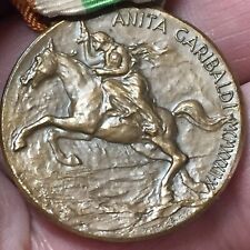 Medaglia Con Nastrino Giuseppe Garibaldi 50° Anniversario Della Morte 1932 Anita comprar usado  Enviando para Brazil
