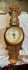 Antique oak barometer for sale  LONDON