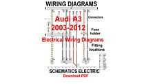 Diagramas de fiação elétrica Audi A3 2003-2012 original de fábrica PDF manual comprar usado  Enviando para Brazil