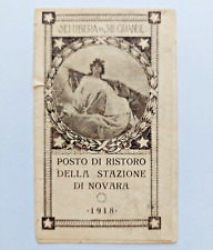 Calendarietto 1918 stazione usato  Italia