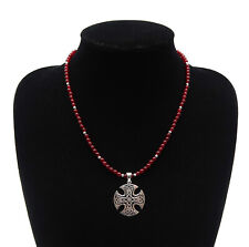 Collier perles rubis d'occasion  Paris XIII